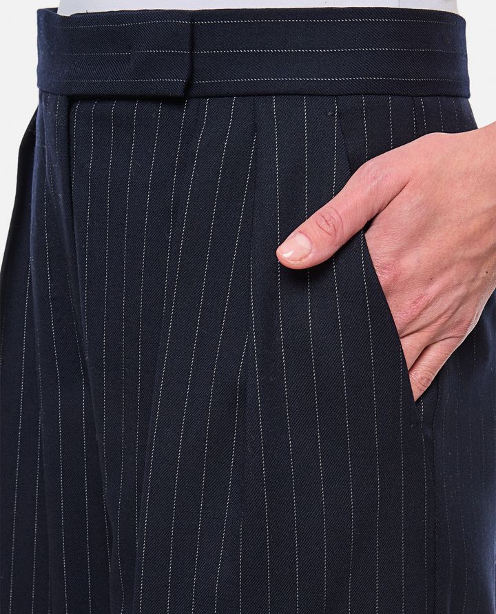 Max Mara - BACCA WIDE LEG PINSTRIPE PANT_4