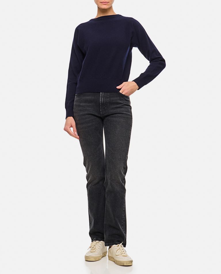 Extreme Cashmere X Belle Cashmere Stretch 2.26 Pullover In Blue