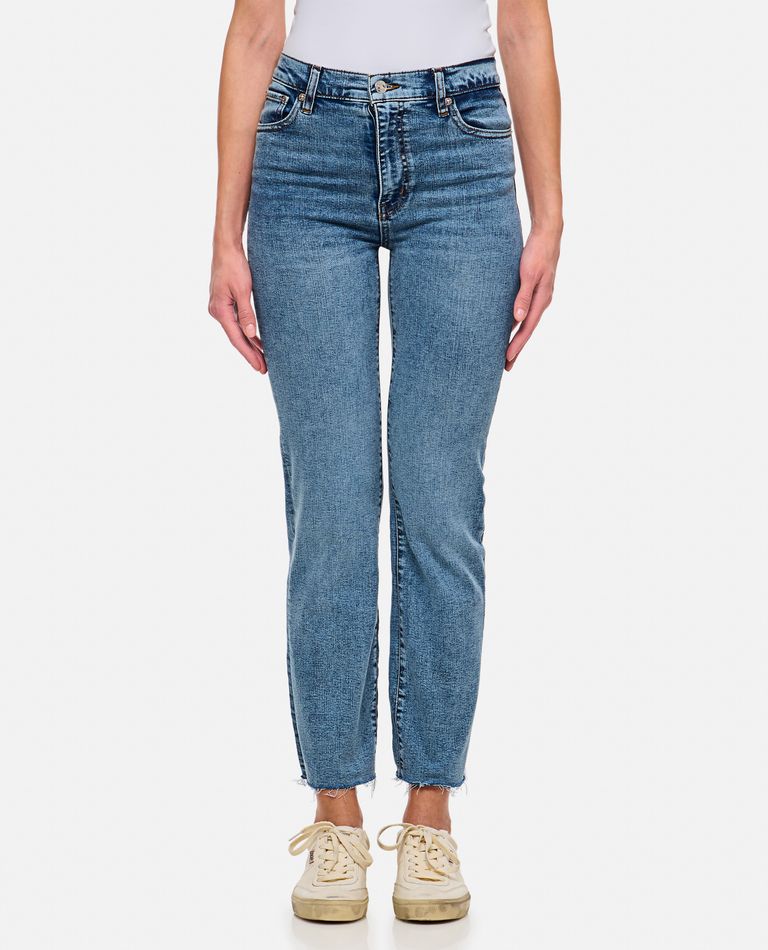 Frame Le Sleek Straight Jeans In Blue