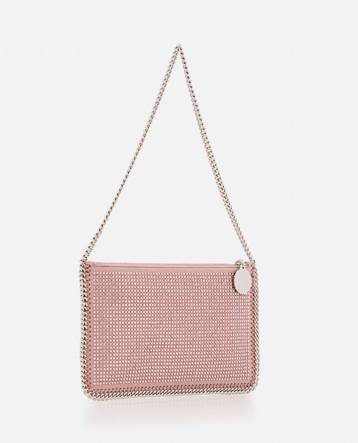 Stella McCartney - POCHETTE ACCESSOIR ALL OVER CRYSTAL HOTFIX ON ALTER SUEDE_2