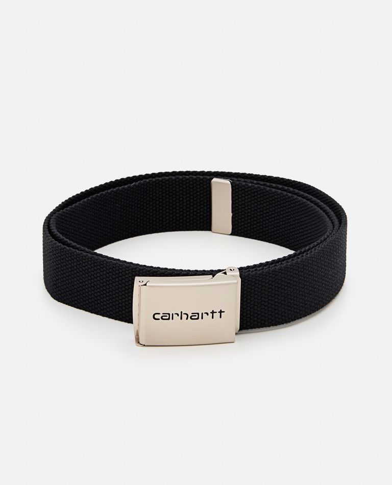 Carhartt Belt Clip Chrome In Black