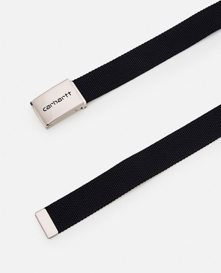Carhartt Belt Clip Chrome In Black