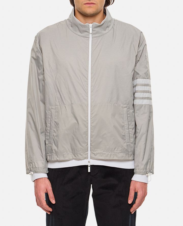 Thom Browne - FUNNEL NECK JACKET W/ 4 BAR_1