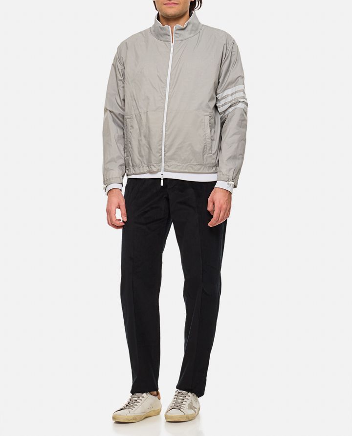 Thom Browne - FUNNEL NECK JACKET W/ 4 BAR_2