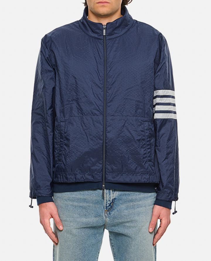 Thom Browne - FUNNEL NECK JACKET W/ 4 BAR_1