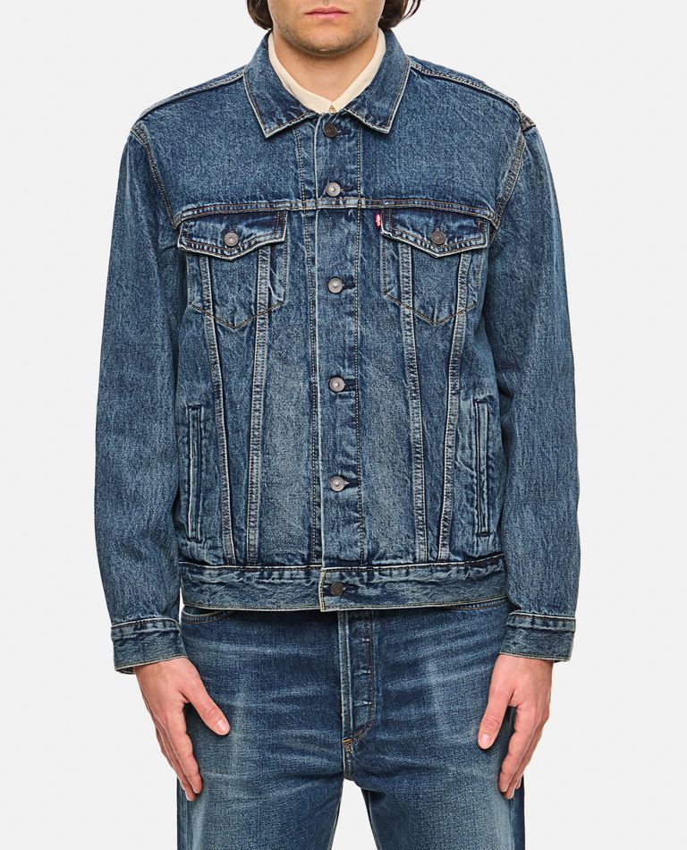 Levi Strauss & Co Broadway Terrace Trucker Jacket In Blue