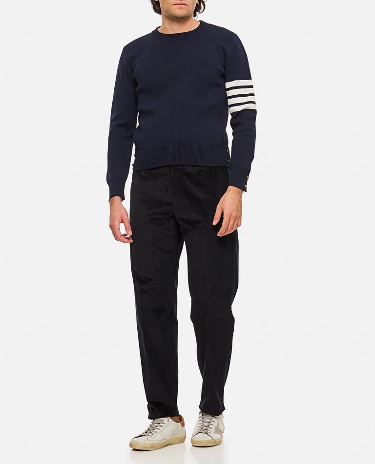 Shop Tagliatore Trousers In Black