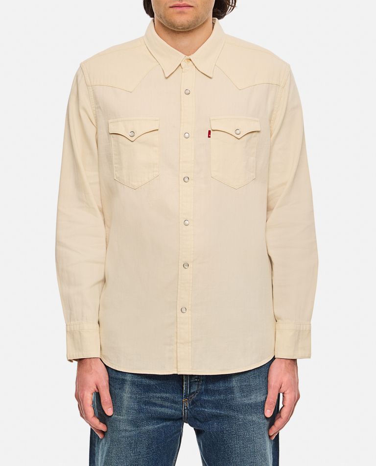 Levi Strauss & Co Barstow Western Standard Shirt In White