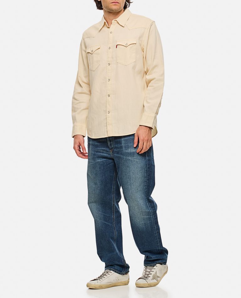 Levi Strauss & Co Barstow Western Standard Shirt In White