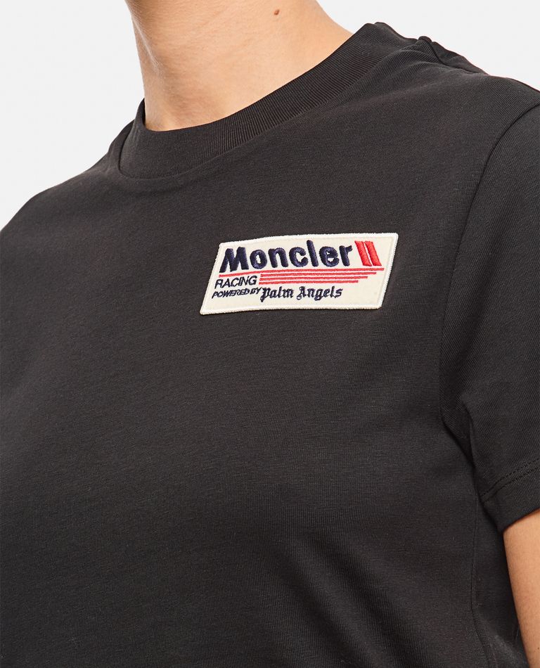関税送料込【MONCLER】X PALM ANGELS レーシング パッチ Tシャツ MONCLER GENIUS X PALM ANGELS SS T-SHIRT for Women - Moncler