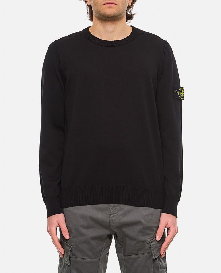 Stone Island - CREWNECK SWEATSHIRT WITH TOPSTITCHED DETAILS_1