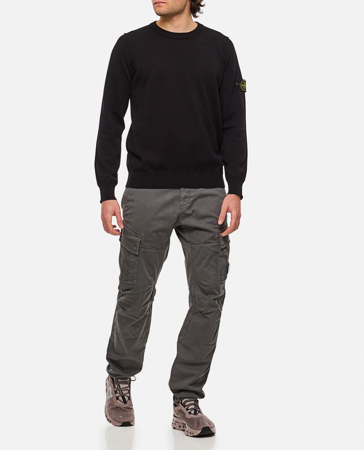 Stone Island - CREWNECK SWEATSHIRT WITH TOPSTITCHED DETAILS_2