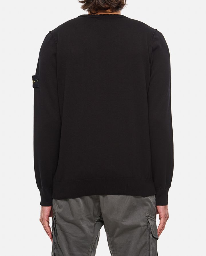 Stone Island - CREWNECK SWEATSHIRT WITH TOPSTITCHED DETAILS_3