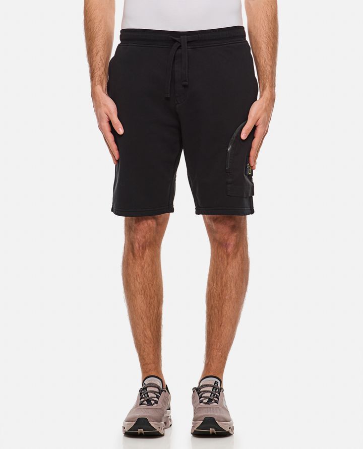 Stone Island - BLACK MEN'S SHORTS_1