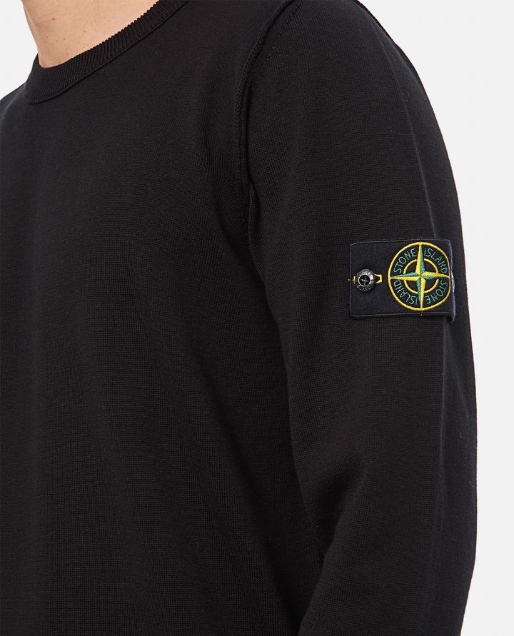 Stone Island - CREWNECK SWEATSHIRT WITH TOPSTITCHED DETAILS_4