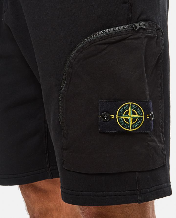 Stone Island - BLACK MEN'S SHORTS_4