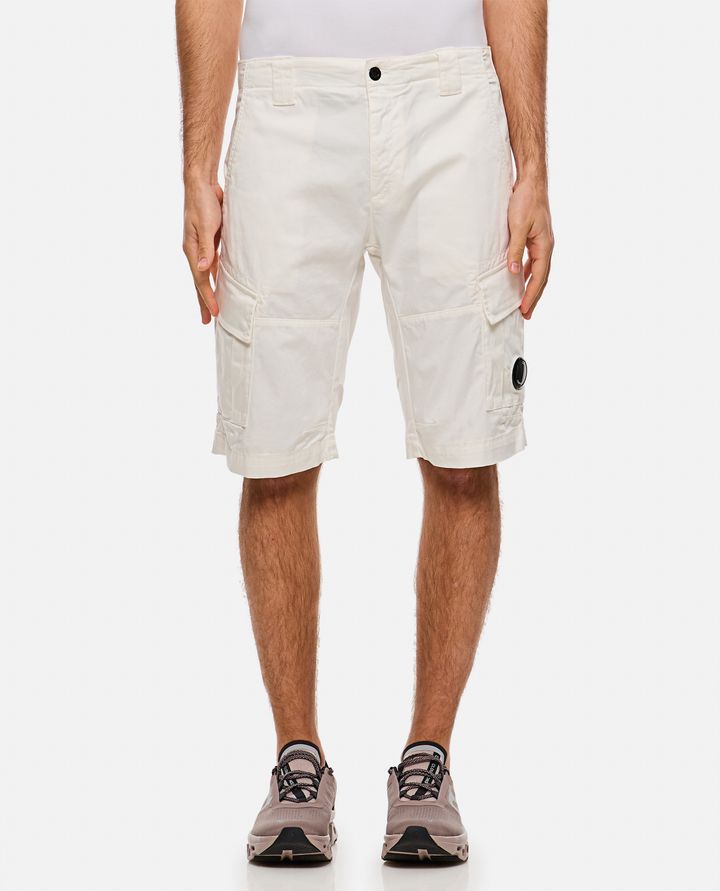 C.P. Company - STRETCH SATEEN CARGO SHORTS_1