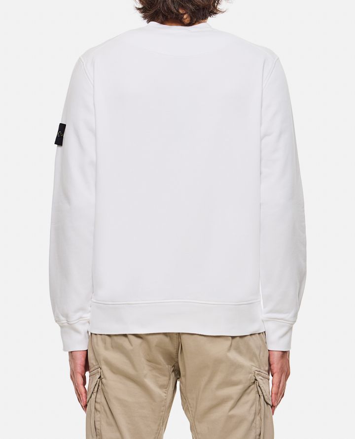 Stone Island - CREWNECK SWEATSHIRT WITH RIBBED DETAILS_3