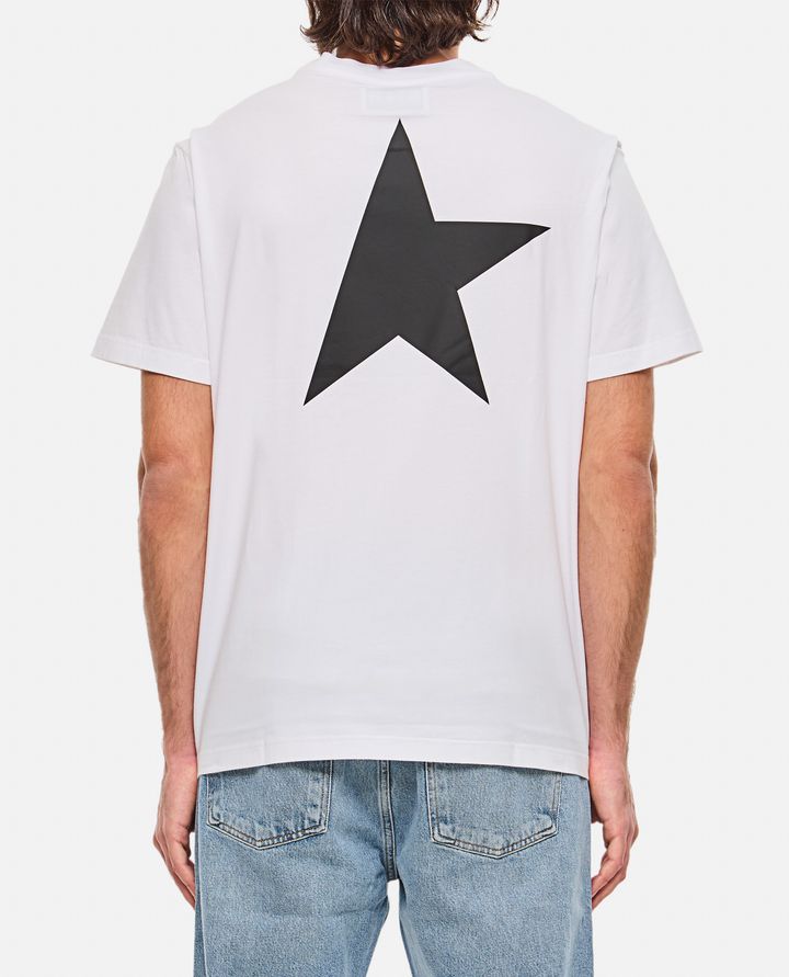 Golden Goose - STAR M'S REGULAR T-SHIRT / LOGO/ BIG STAR BACK/ BLACKBOARD_3