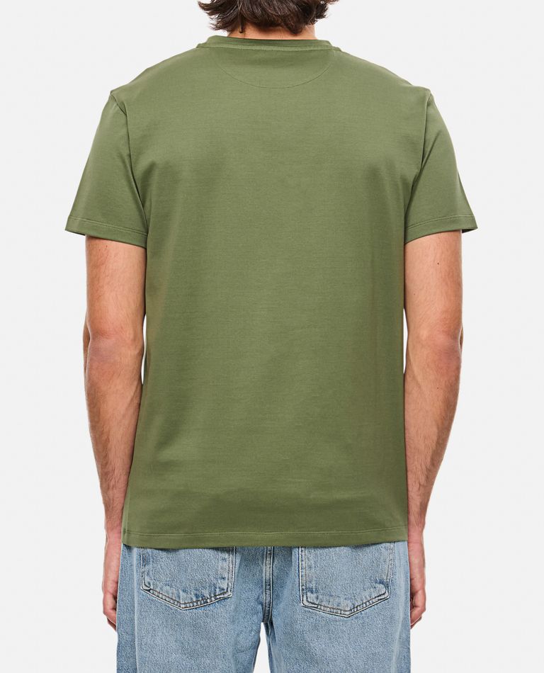 COTTON T-SHIRT WITH TRIPLE FF EMBROIDERY for Men - Fendi | Biffi