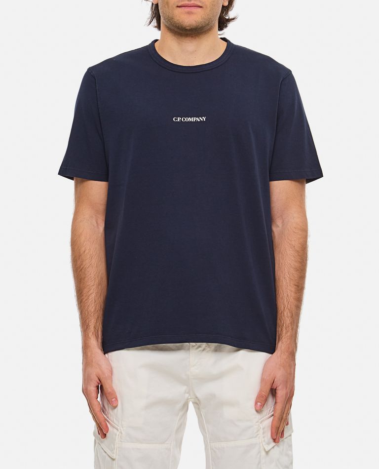 C.p. Company Metropolis Series Mercerized T-shirt In Blue
