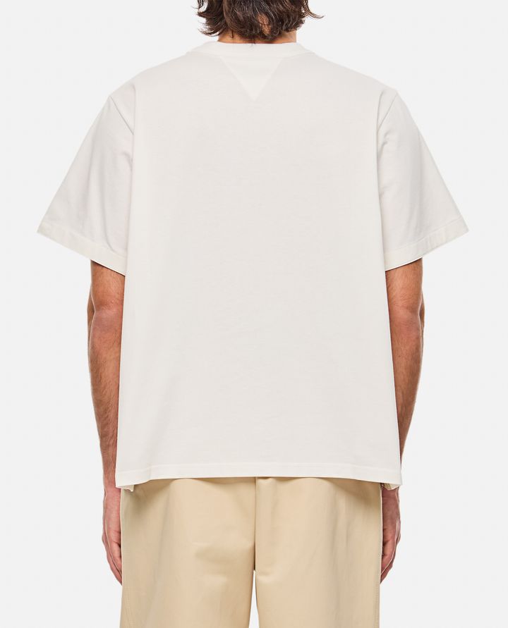 Bottega Veneta - T-SHIRT WITH SIDE DETAIL, COLORFUL FABRIC_3