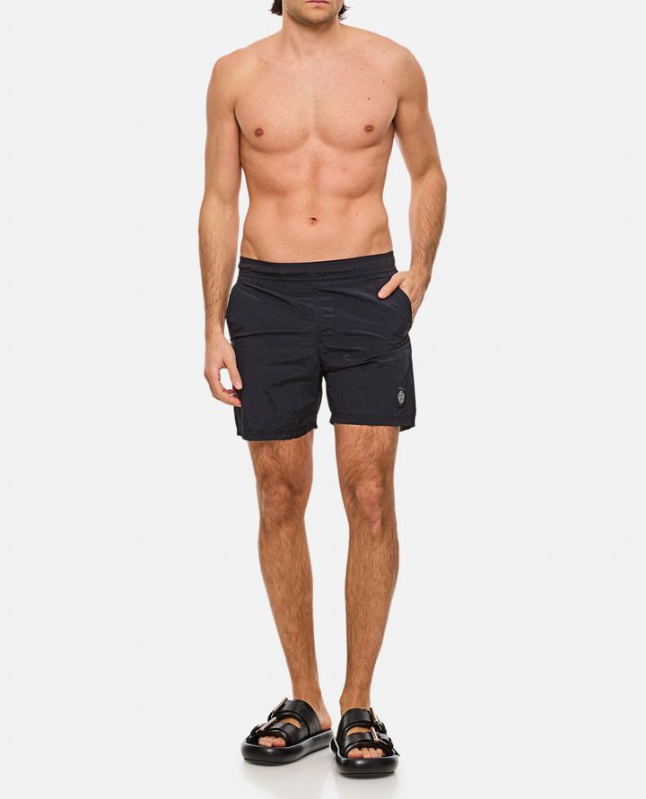 Stone Island - NYLON SWIMWEAR WITH PATCH LOGO_2