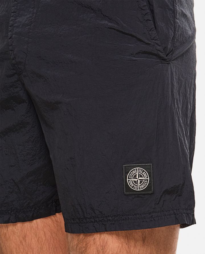 Stone Island - NYLON SWIMWEAR WITH PATCH LOGO_4