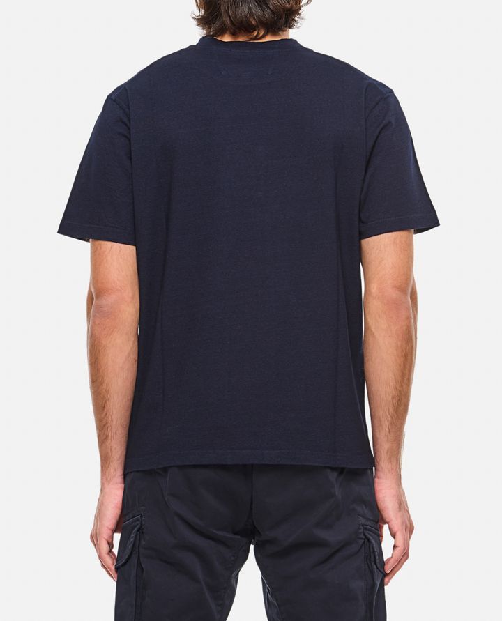 C.P. Company - INDIGO JERSEY LOGO T-SHIRT_3