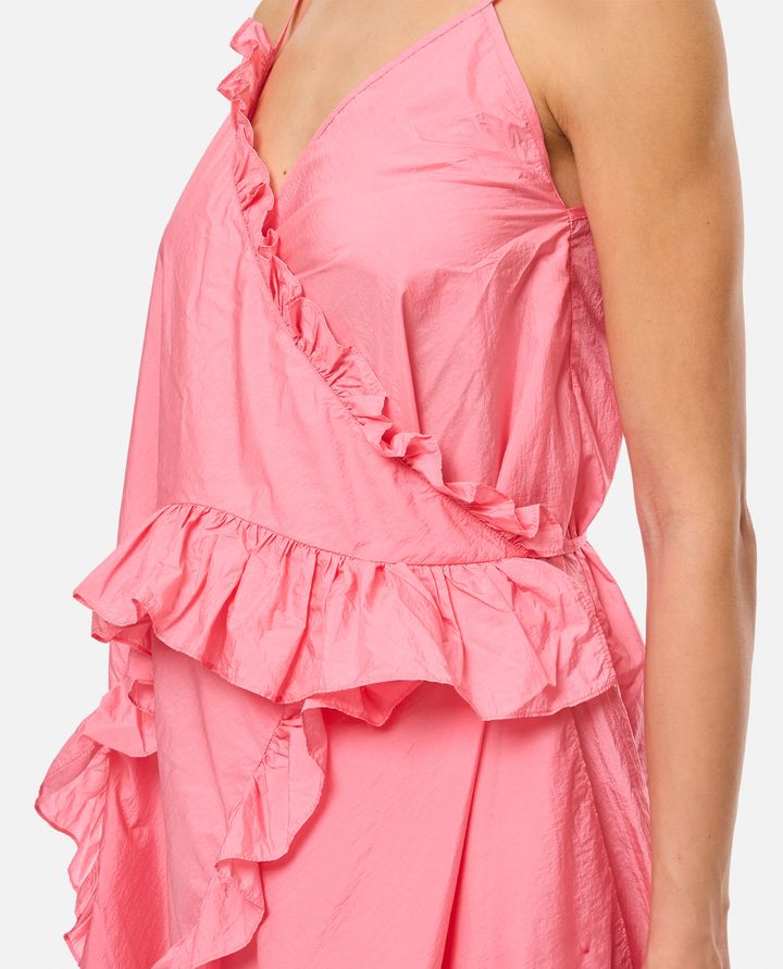 Cecilie Bahnsen - AMILIA DRESS SHIKI LIGHT TAFFETA SORBET_4