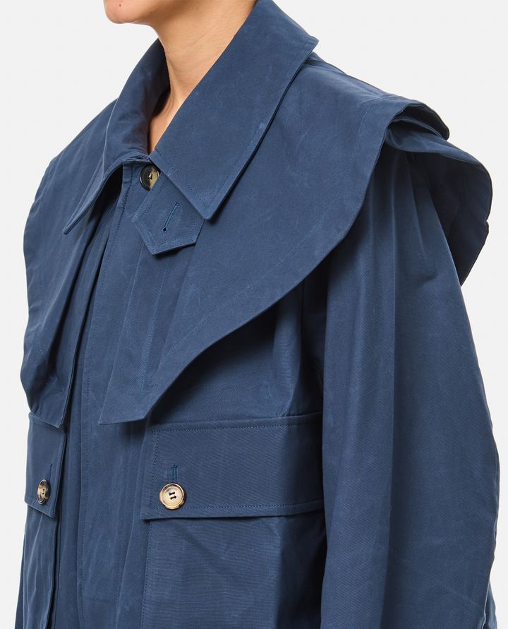 JW Anderson - OVERSIZED COLLAR CROPPED TRENCH JACKET_4