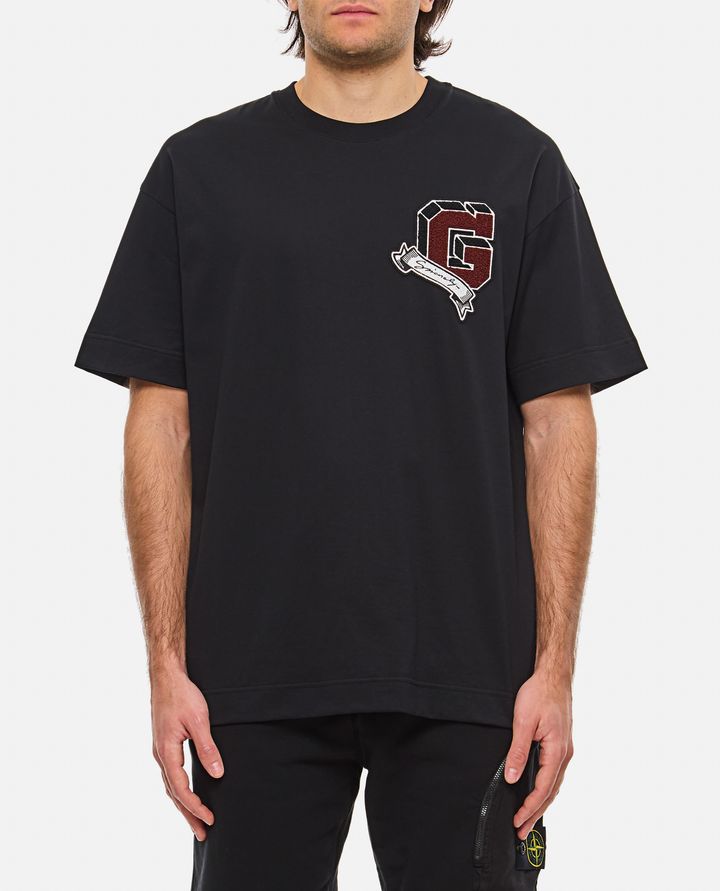 Givenchy - GIVENCHY COLLEGE COTTON T-SHIRT_1