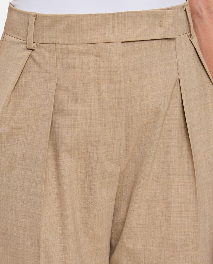 Max Mara - FINALE HIGH WAIST TROUSERS WITH SARTORIAL PINCES_4