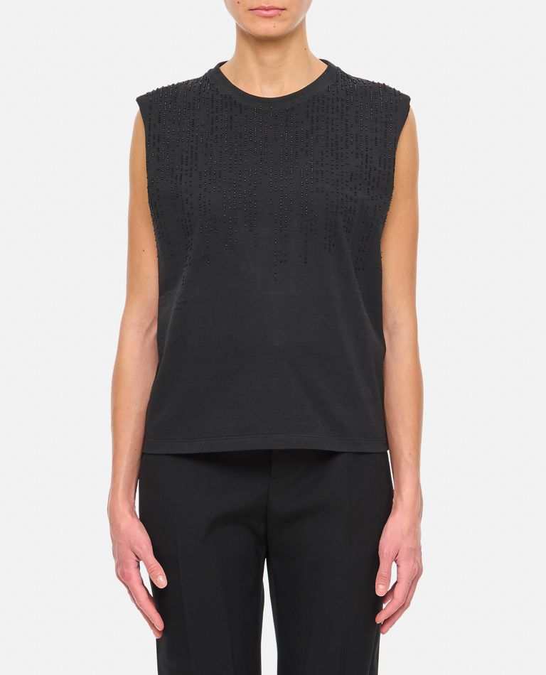 Golden Goose Sleeveless Top With In Black