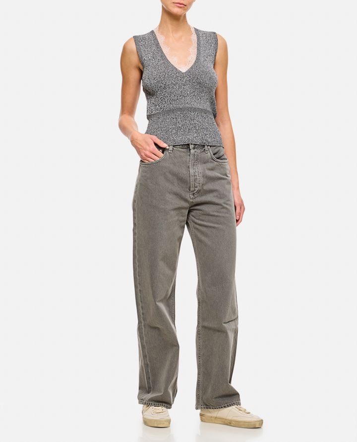 JW Anderson - LACE TRIM V NECK VEST_2