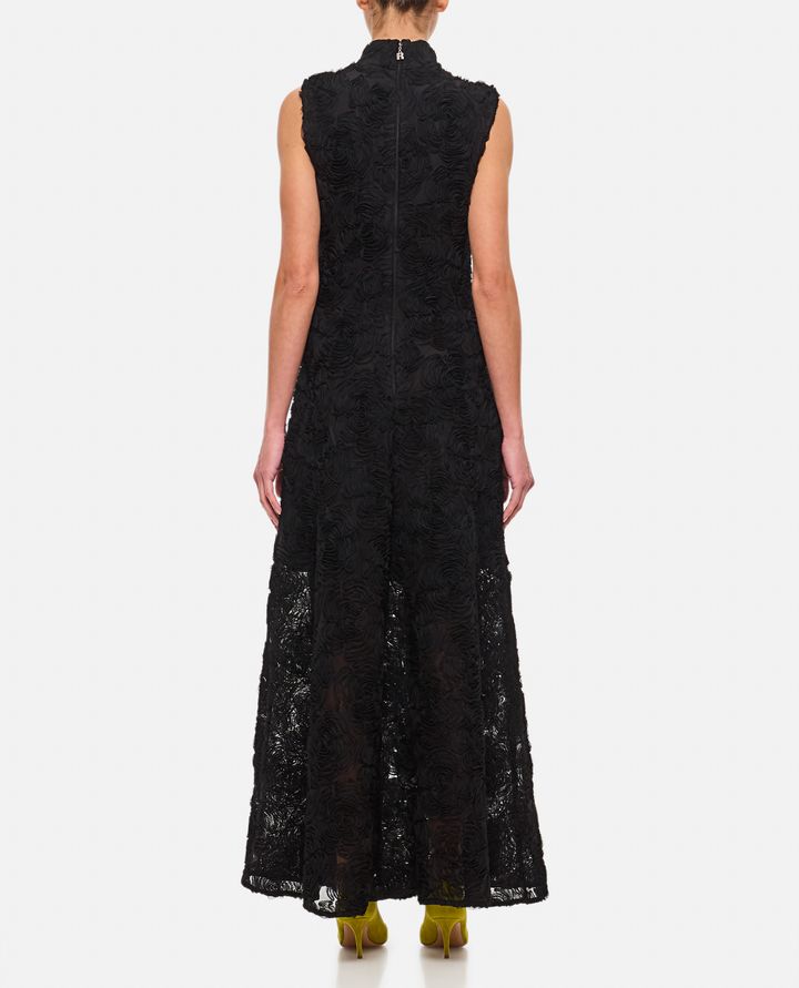 Rotate Birger Christensen - FLOWER MESH MAXI DRESS_3