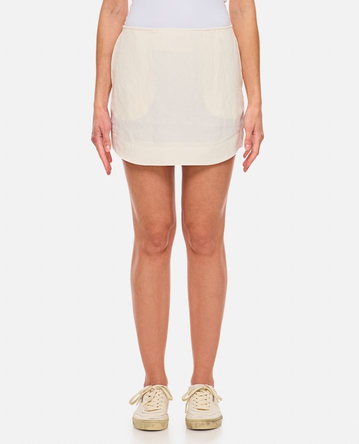 JW Anderson - CURVED HEM MINI SKIRT_1