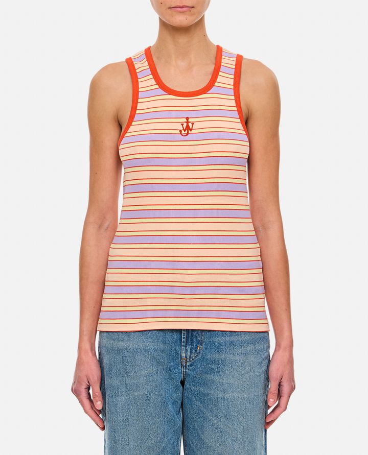 JW Anderson - STRIPED CONTRAST TRIM VEST_1