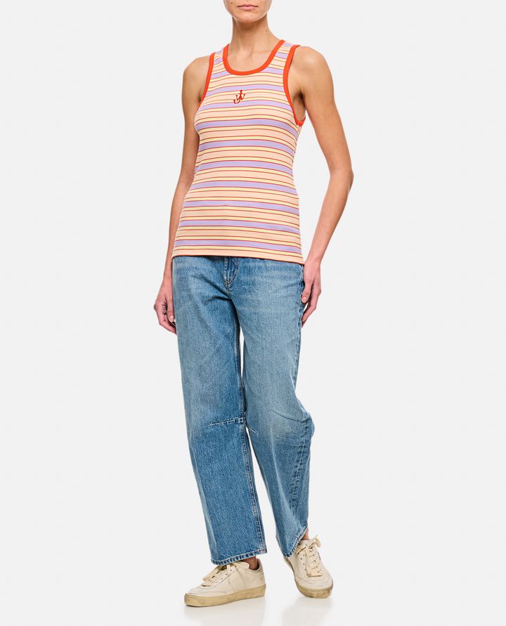 JW Anderson - STRIPED CONTRAST TRIM VEST_2