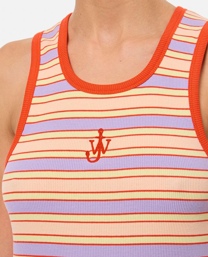 JW Anderson - STRIPED CONTRAST TRIM VEST_4