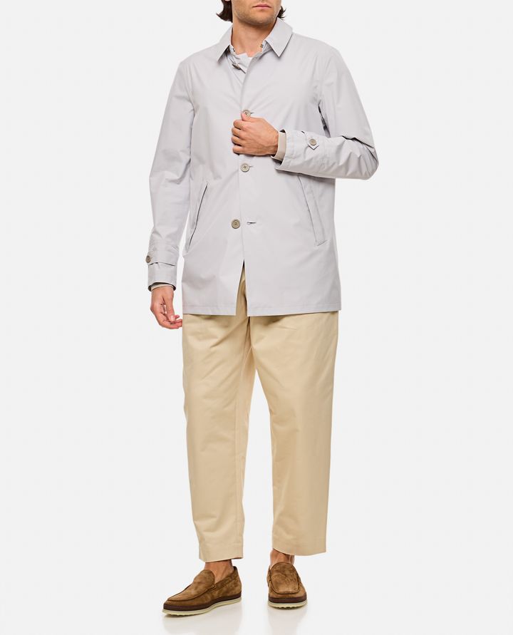 Herno - MEN'S JACKET WITH BUTTON CLOSURE AND INTEGRATED HAT_2