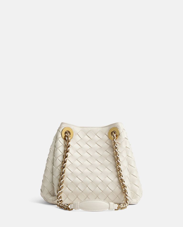 Bottega Veneta Small Parachute Chain In White