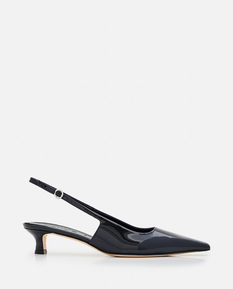 Aeyde Brown Catrina Heels In Black