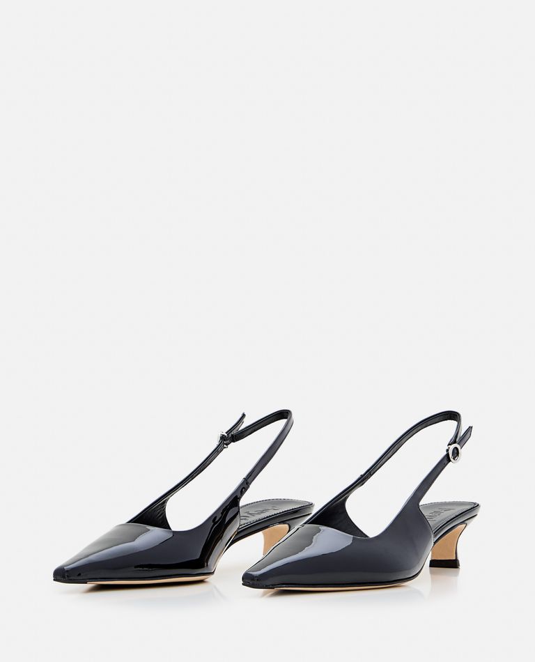 Aeyde Brown Catrina Heels In Black