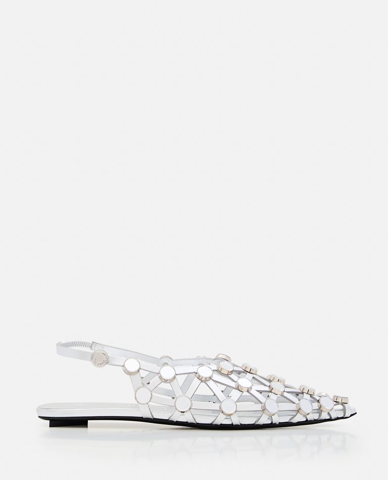 Attico Ballerina Grid In Silver