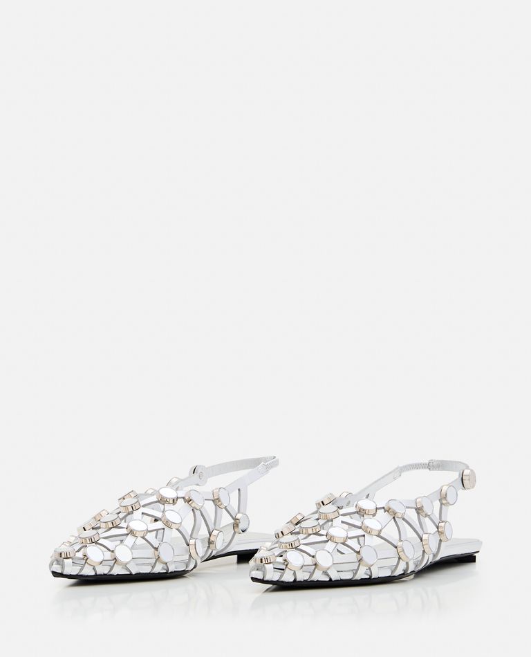 Attico Ballerina Grid In Silver