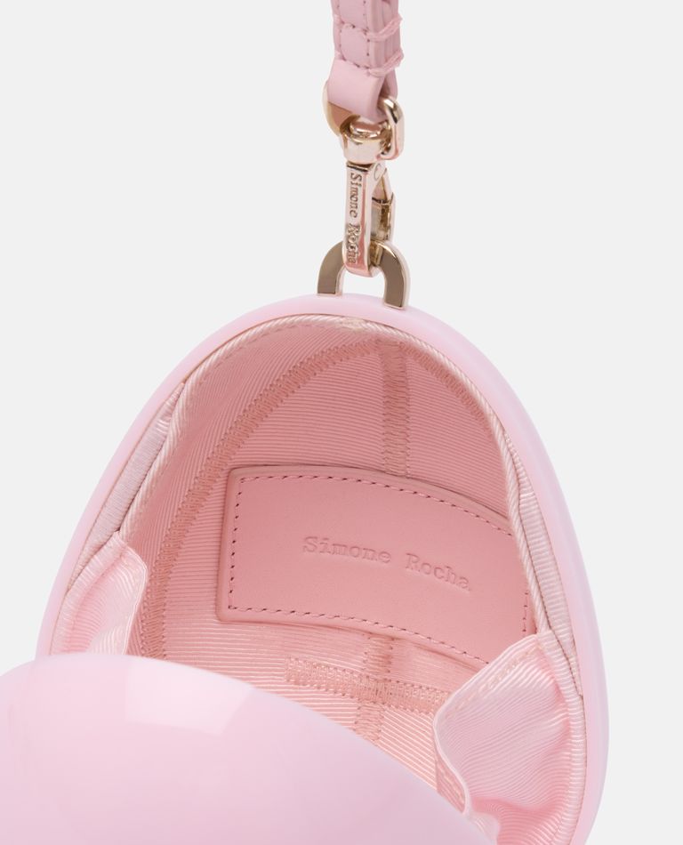 Simone Rocha Micro Egg Bag Crossbody In Rose