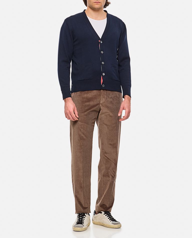 Shop Tagliatore Trousers In Brown