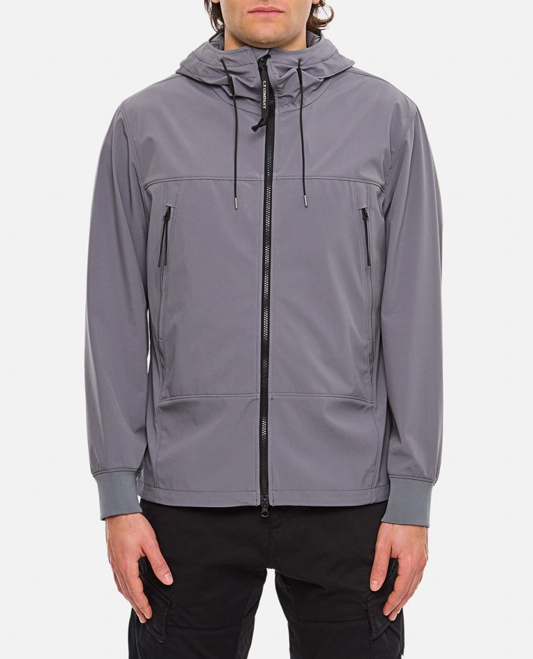 C.p. Company C.p. Shell-r Goggle Jacket In Beige