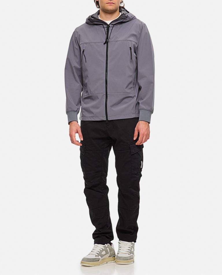 C.p. Company C.p. Shell-r Goggle Jacket In Beige